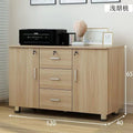 Office file cabinet with lock, storage cabinet, drawer storage cabinet, low cabinet, movable storage cabinet, balcony storage cabinet