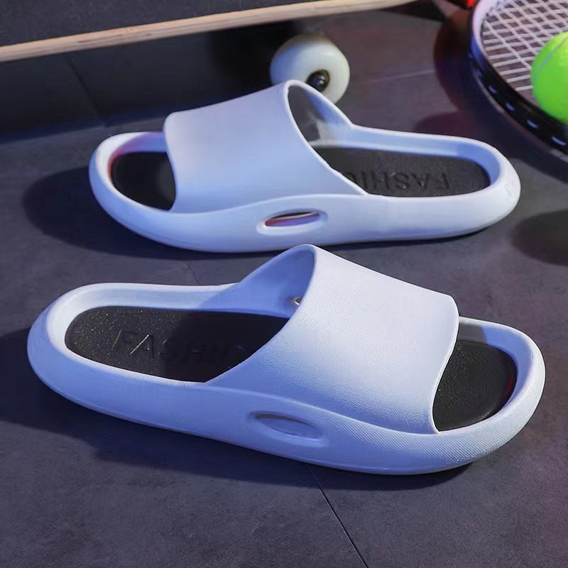 New arrival slippers men's summeroutwear sports shit-feeling sandals couple cartoon thick soleins women's sandals wholesale