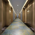 Custom carpets for chain hotels & guesthouses: minimalist, light luxury style, corridor & aisle fire-rated b1, banquet-grade, stain-resistant, full-spread carpeting