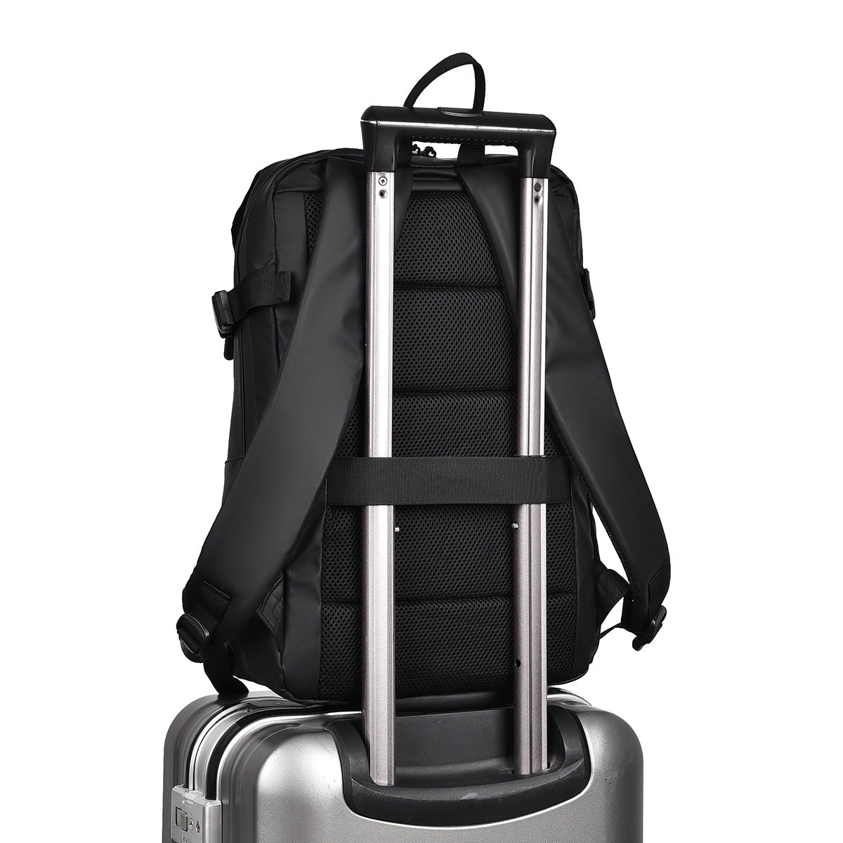 Customized backpack multi-functional large-capacity leisure travel computer bag men's high-end nylon cloth business basketball backpack