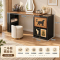 Medieval style dressing table and chest of drawers all-in-one carbon steel retro master bedroom bedside iron makeup table cabinet new arrival