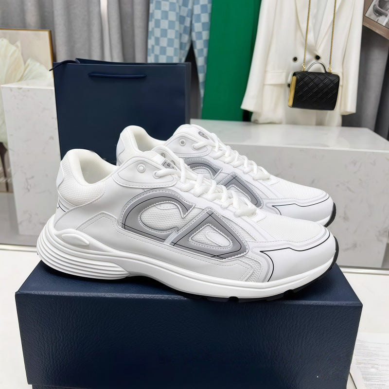 us station men's printed breathable sports shoes trendybest sellingd family heightening outdoor casual comfortable running shoes
