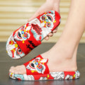 Men's and women's national trend slippers men's summer outer wear 2024new arrival non-slip sandals women's trendyfashioncouple slippers wholesale