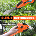 For homelithium battery hedge trimmer hand tool fence cutter manual rechargeable trimmer electric lawn mower pruning shears