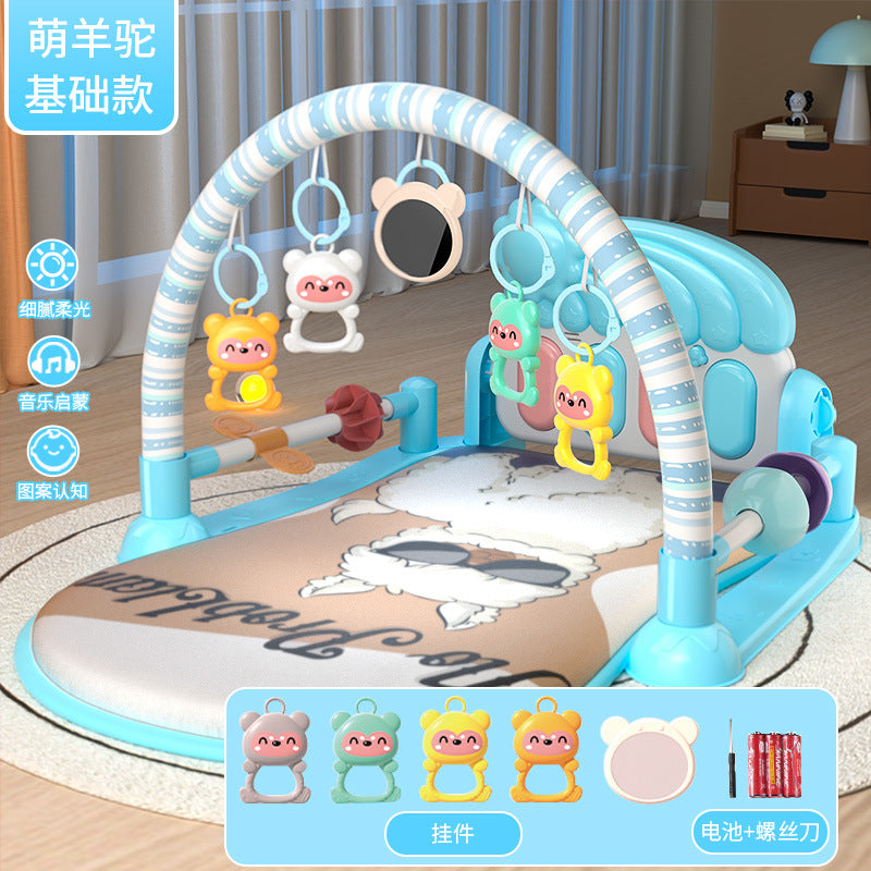 Baby foot pedal piano toy gym activity center - early education & developmental toy for baby boys & girls (0-3 years old) - bouncing & bouncing baby toy