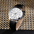 Wholesale hot-selling fashion watches for men - export quality men's quartz watches with decorative fashion blue light glass and leather straps