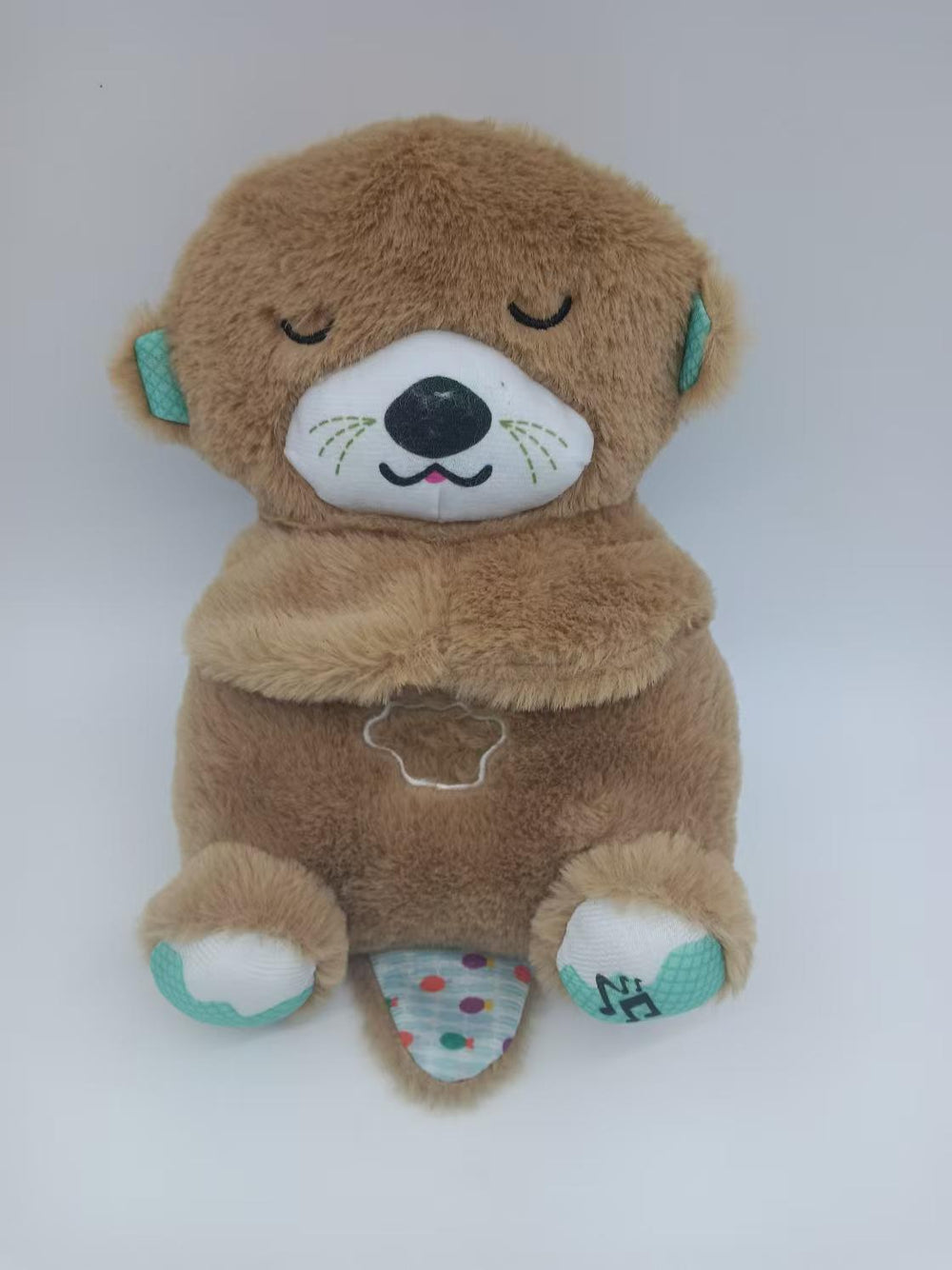 hot-selling breathing bear stuffed toys music breathing light otter koala doll capibala doll
