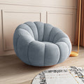 Lazy sponge sofa pumpkin chair single cream bean bag for home bedroom living room small apartment balcony lounge chair