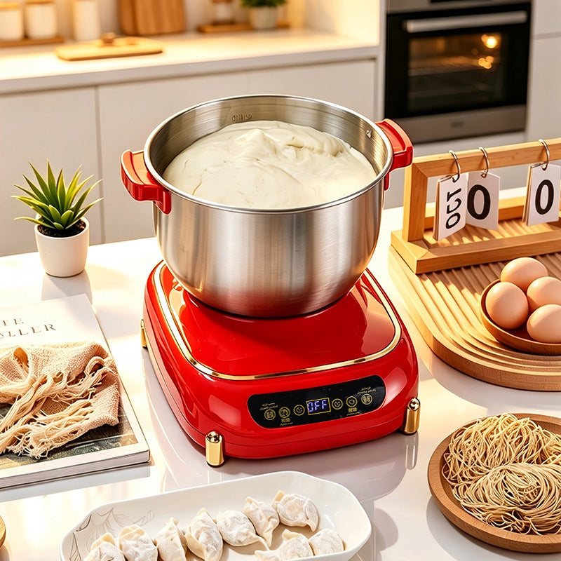 Electric dough mixer for homesmall dough kneading machine large capacity chef machine baking steamed bun machine new arrival automatic dough making machine