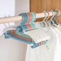 Multifunctional baby clothes hanger - extendable, non-slip, and non-marking clothes drying rack for home use