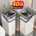 new hands-free flat mop with scraper – the ultimate one-touch cleaning solution for home use, featuring wet & dry separation for effortless mopping