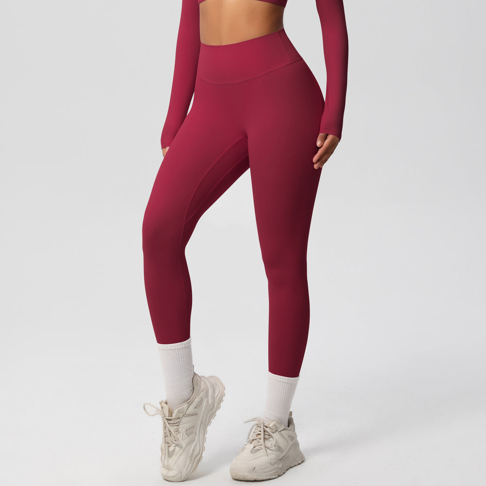new arrival: women's cloud-soft, quick-dry, brushed fleece yoga set - perfect for fitness, outdoor leisure, and running