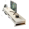 Computer elevated stand, e-sports room desktop storage rack, monitor bottom support rack, workstation long laptop stand