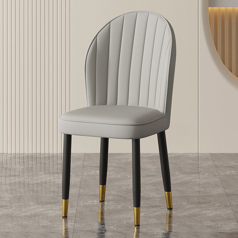 Cream style Nordic light luxury dining chair Home simple modern restaurant Makeup stool Leisure table and chair Hotel chair arc