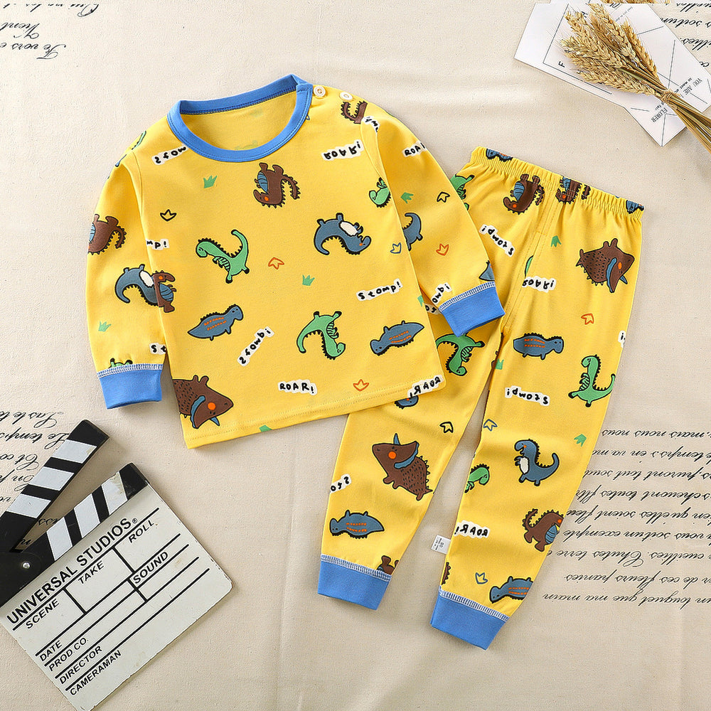 Kids' underwear set -  autumn/winter new collection - 100% cotton - boys' and girls' thermal underwear - baby and toddler loungewear - dropshipping available