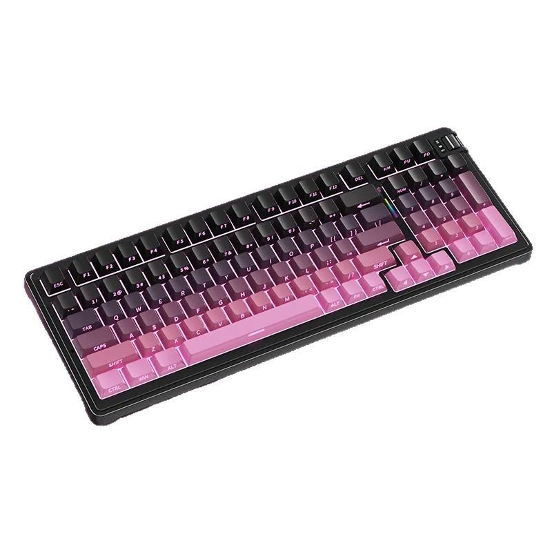 Kzzi k98pro tri-mode wireless mechanical keyboard - office, gaming, mahjong, silent, customizable, esports