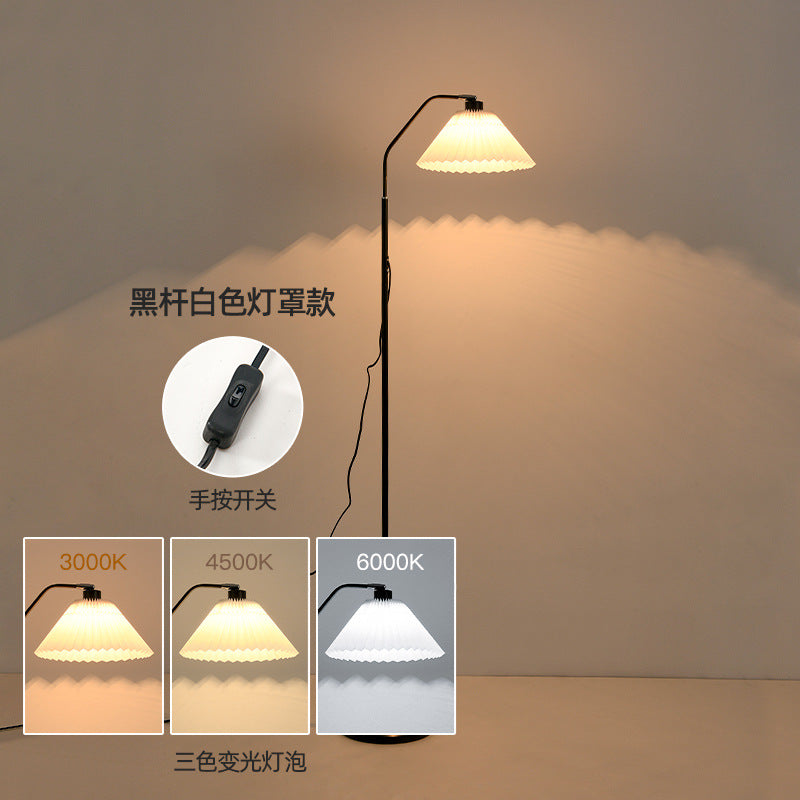 Zhongshan Lamps Floor Lamp ins Wind Living Room Premium Cream Wind Ambient Light Living Room Bedroom Floor Lamp Desk Lamp