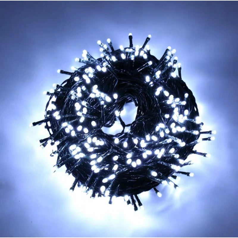 LED waterproof solar small colorful lights flashing lights string lights Gypsy stars household outdoor waterproof holiday decoration star lights