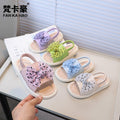 Vancahao niche design girls' bowknot princess sandals -  summer new arrivals - kids' slip-on beach sandals