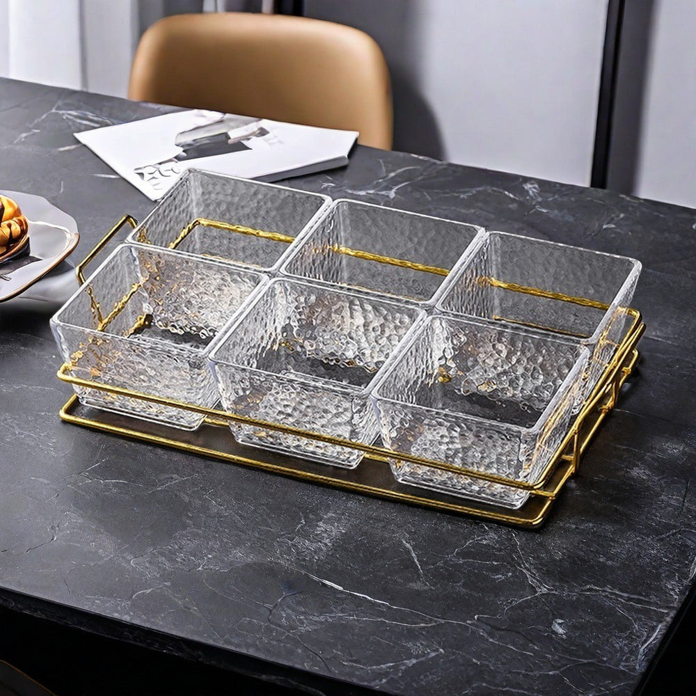 Nordic light luxury plastic beauty salon fruit snack plate snack tea snack sugar ktv dried fruit plate high appearance storage