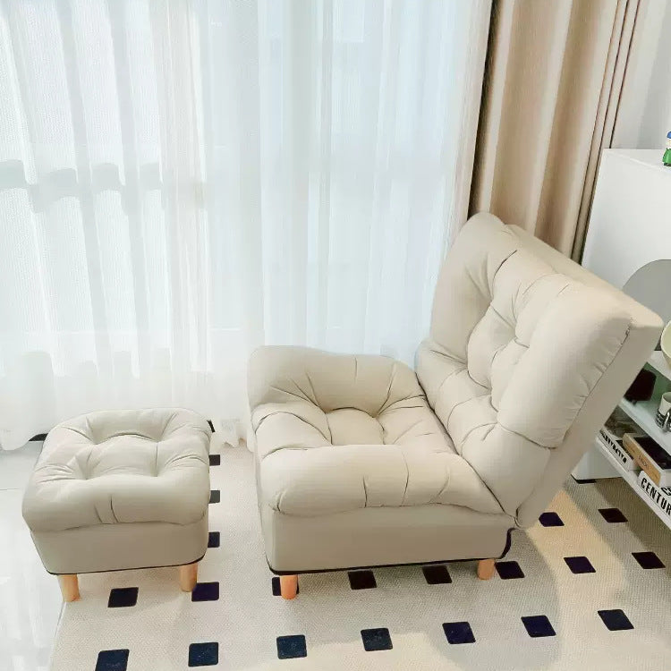 Beanbag sofa can lie down and sleep in the bedroom, small sofa, lazy chair, single chair, foldable recliner, balcony sofa chair