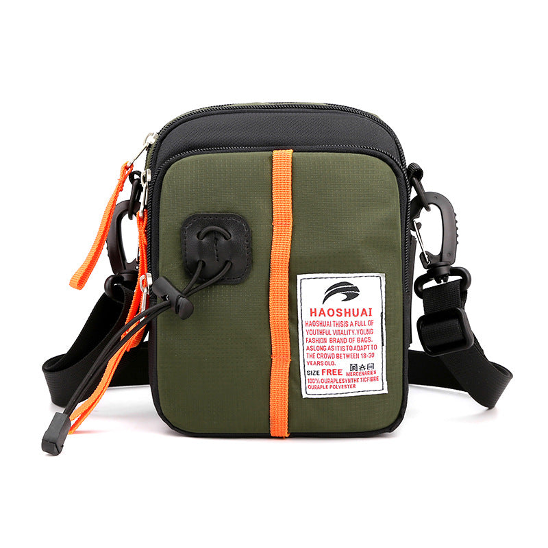 New trendy men and women shoulder bag casual fashion messenger bag multi-functional outdoor small bag sports travel bag