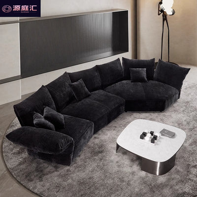 Petal sofa italian normcore fabric curved sofa large and small high-end special shaped creative sofa