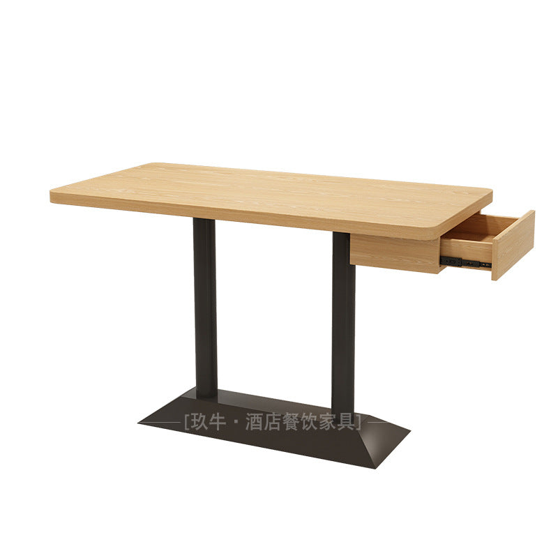 Catering restaurant Hot pot restaurant Restaurant Restaurant Table and chair theme music Dining bar Western restaurant Semicircular card seat sofa Table and chair against the wall