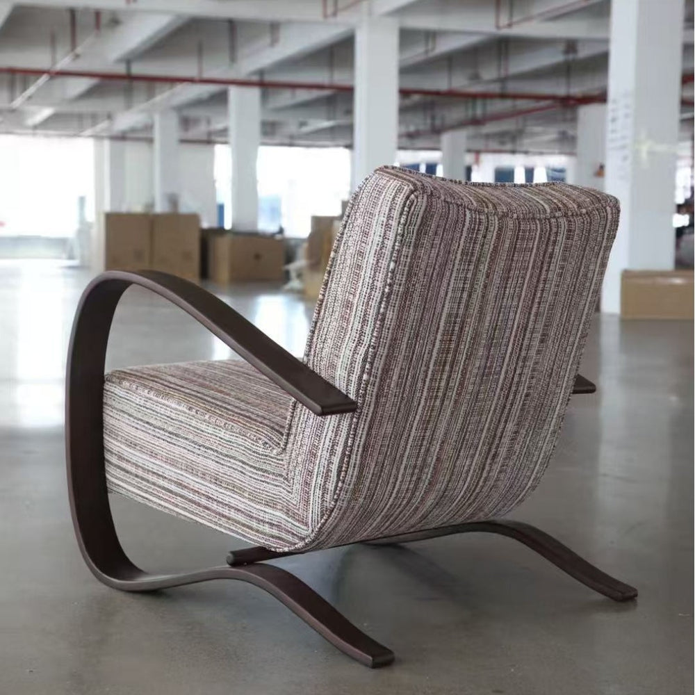 Solid wood sofa chair burke chair living room bedroom home single chair furniture designer rocking chair space capsule high backrest