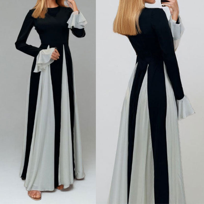 cross-border e-commerce women's fashion: european and american summer new arrivals - elegant, sexy, backless, slim-fit evening gown dress