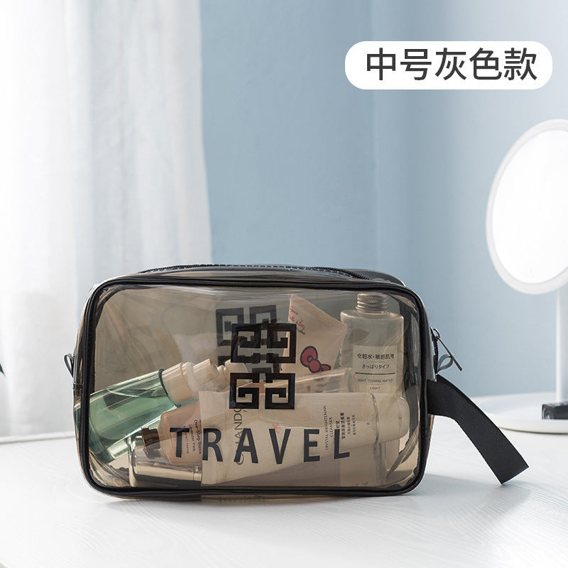Wash bag Travel storage Premium waterproof pvc storage bag Cosmetic bag Portable portable cosmetic bag Transparent