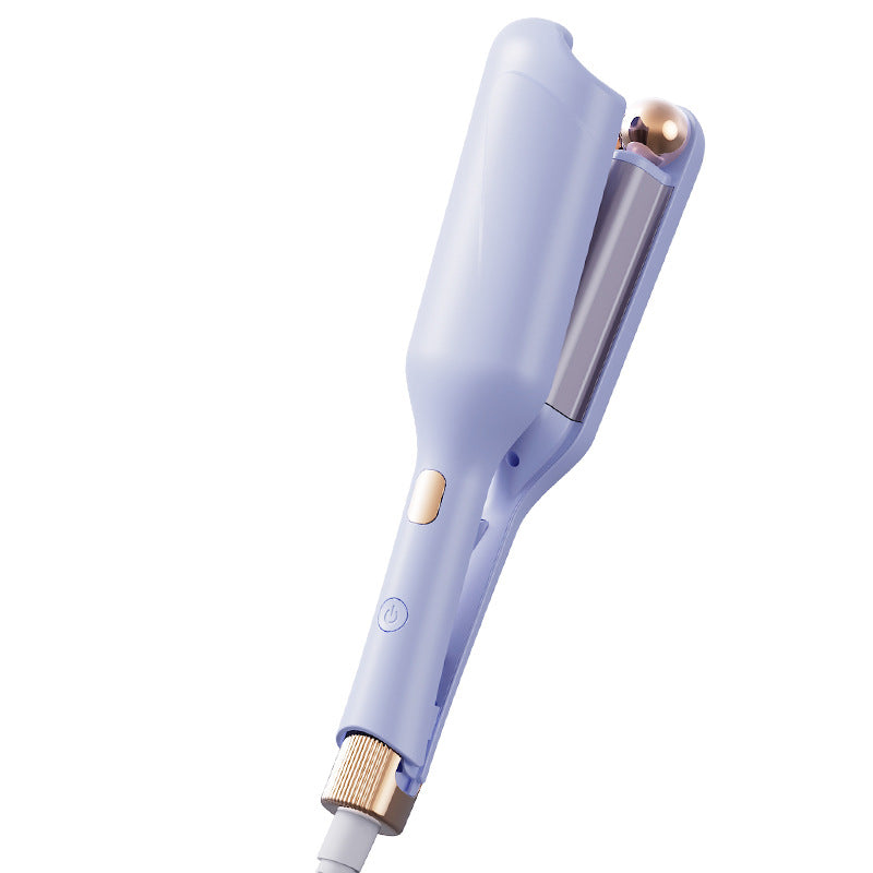 Cross-border French egg roll curling iron 32MM water ripple large roll wave roll household does not hurt hair lazy artifact