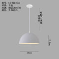 Minimalist industrial black projector light - retro creative restaurant, cafe, bubble tea shop, hot pot restaurant - unique pot lid pendant lamp