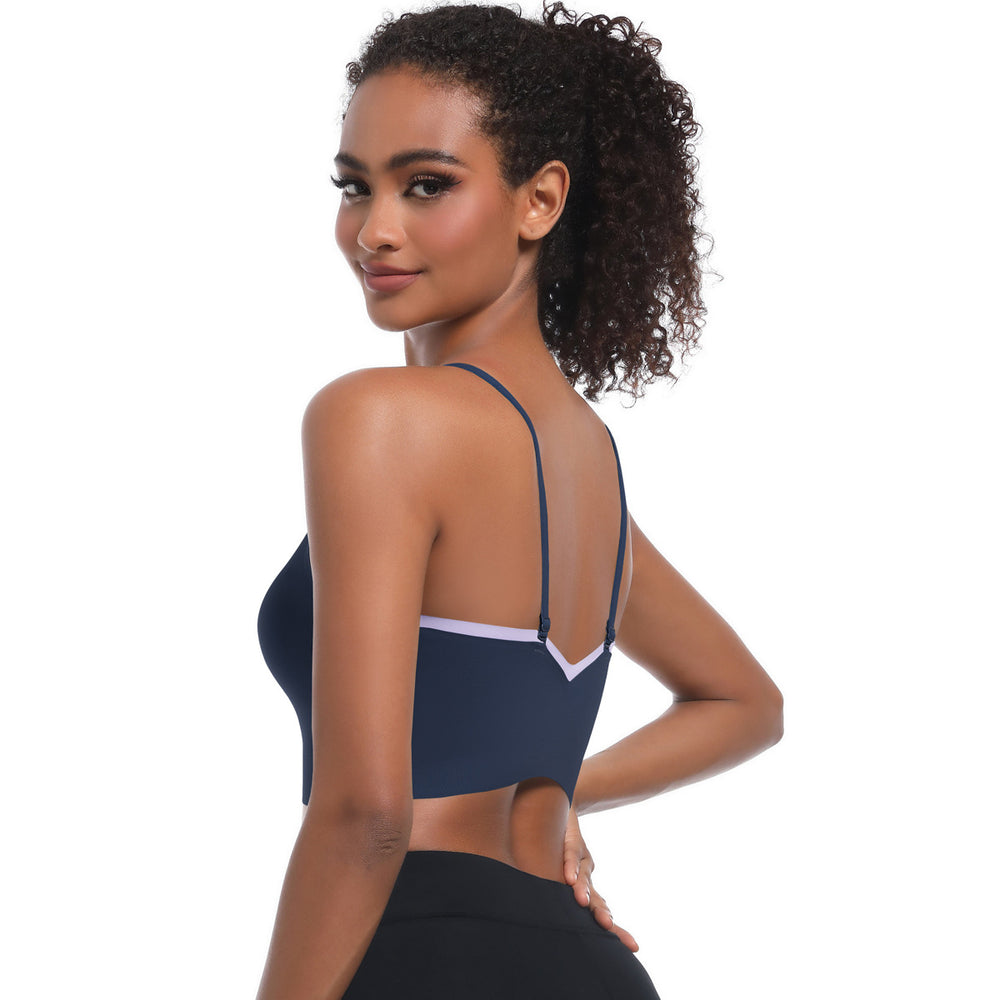 Clearance nude sensation camisole bra - seamless, quick-dry, breathable, shockproof sports bra for yoga, running, and fitness