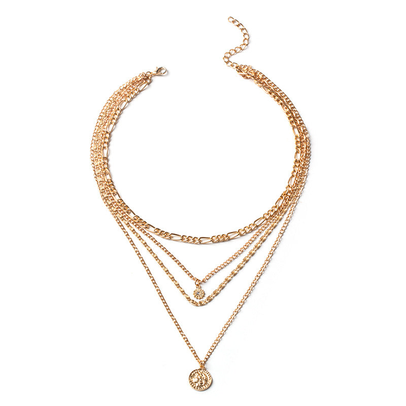 Customized necklaces, cross-border jewelry, portrait pendants, niche high-end pearl accessories, women's light luxury clavicle necklaces