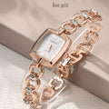 Mermaid bracelet watch - women's fashionable, trendy, niche design, minimalist & exquisite, ladies' chanel-inspired, mature style, inlaid