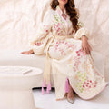 fashionexport women's clothing summernew arrival fashioneleganceprinting waist tie back tassel dress long skirt