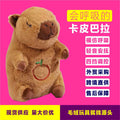 children's plush toy breathing capybara doll musical light-up soothing baby doll gift