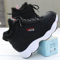 Women's snow boots - non-slip, new 2025 winter collection, fleece-lined, extra thick, waterproof, casual warm cotton shoes, women's ankle boots, chunky sole