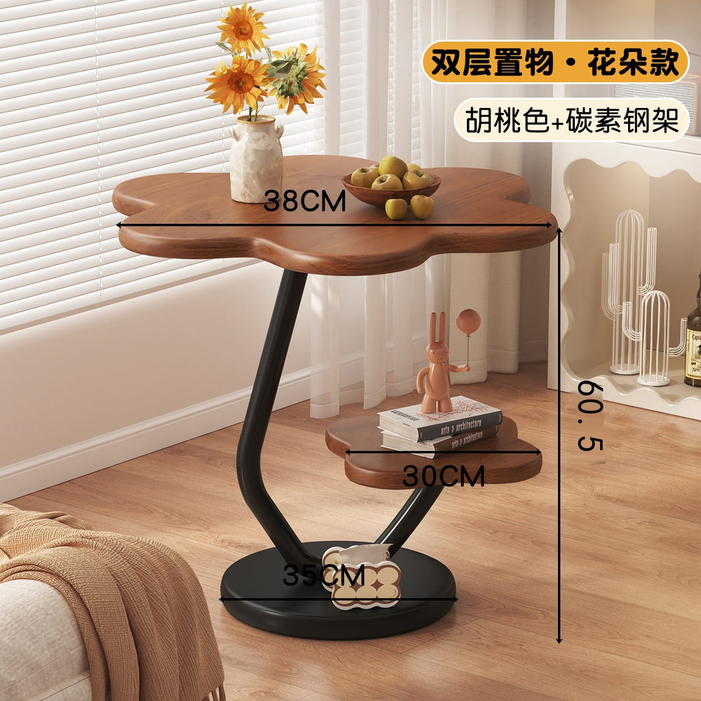 For homeretro style sofa side table living room small coffee table master bedroom bedside table balcony small table small cabinet storage rack