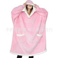 Pullover fleece pajamas heattech tv blanket outdoor cold-proof nightgown couple's outfit sweatshirt fleece heattech clothing