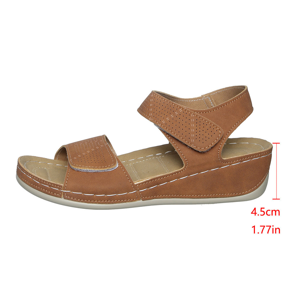 Plus size women's sandals for export -  summer new arrivals: versatile soft-soled sandals for middle-aged and elderly women, perfect with dresses - wholesale