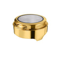 Round stainless steel buffet warming cabinet set, 6l visible glass lid buffet stove, hotel kitchen equipment - in stock