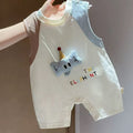 Baby summer unisex romper: adorable, stylish, lightweight sleeveless bodysuit for newborns and young babies - perfect summer outfit!