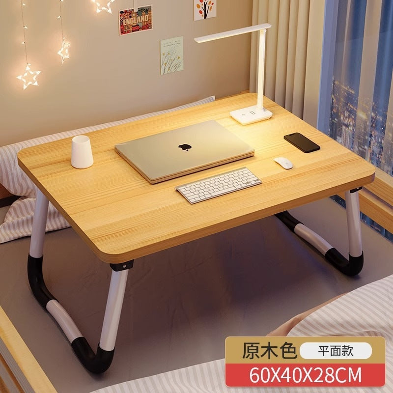 Small table on the bed, foldable computer desk, for home bedroom bay window desk, dormitory student dormitory lazy study table