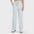 Luxtrenew arrival flesh-covering slimming lookhigh waistcasual sweatpants women's elastic drawstring waiststraight-leg pants dss077