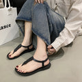 new arrival women's summer outwear non-slip leaf flats beach one-piece flip-flop women's sandals