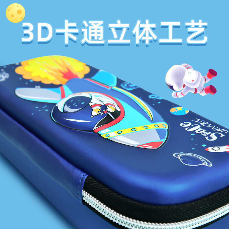 Large capacity password lock pencil case EVA3D three-dimensional pencil case can be changed password kindergarten men and women cute pencil bag