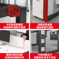 Office desk and chair set - 4, 6, or 8 seater workstation - cardboard office - minimalist modern office desk for employees