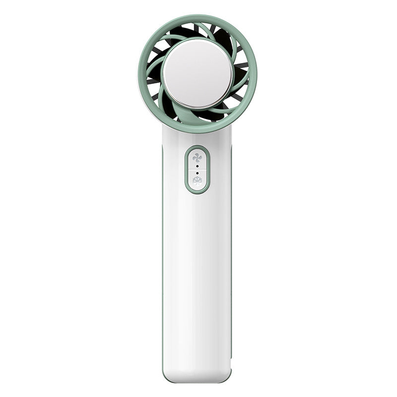 2025 handheld cooling fan - usb powered, ideal for home, office, and desktop use. portable mini turbine fan with ice pack function for outdoor use
